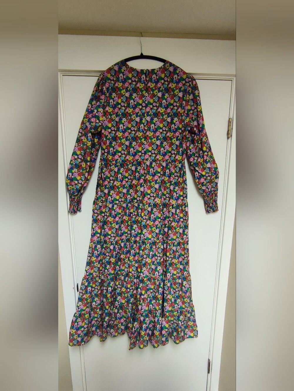 Boden Ditsy Floral Tiered Maxi Dress US16/18